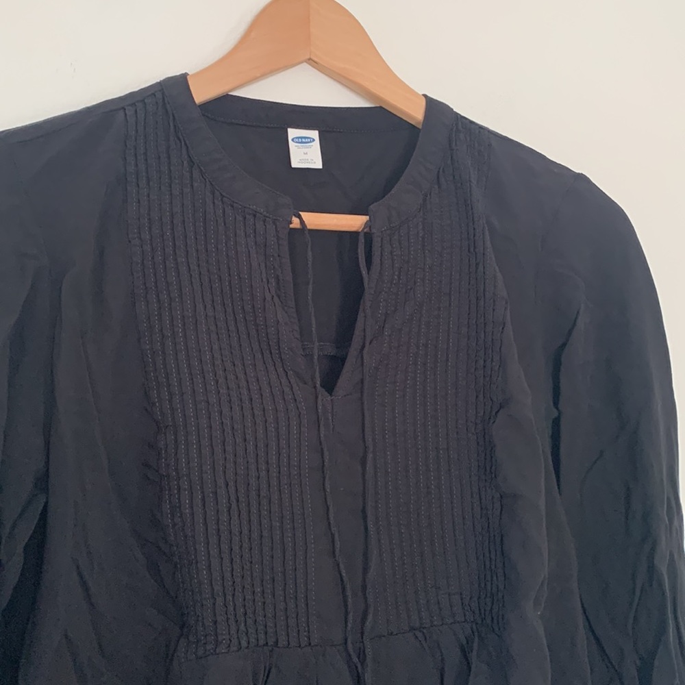 Old Navy Black Boho Blouse